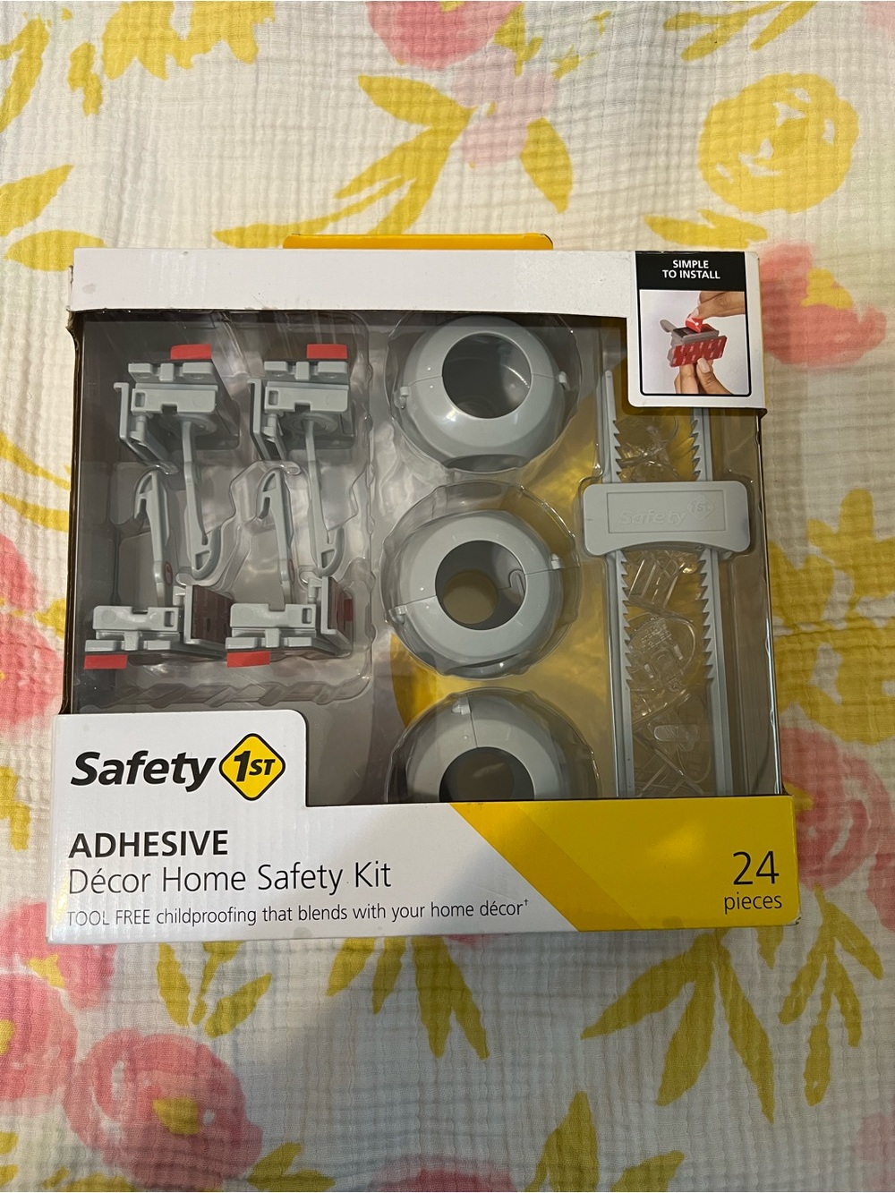 Safety 1st Adhesive Décor Home Safety Kit - Gray